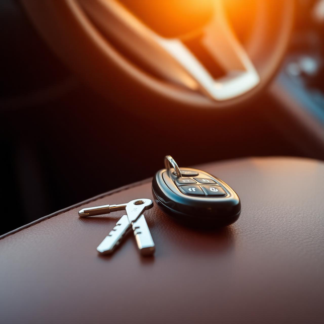 Car keys on leather — Drive Club